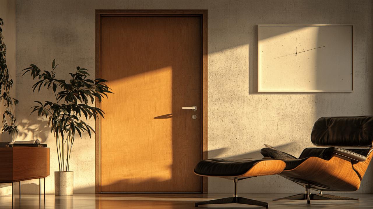 Le mariage parfait entre bois et couleur : zoom sur les portes interieures Bauhaus